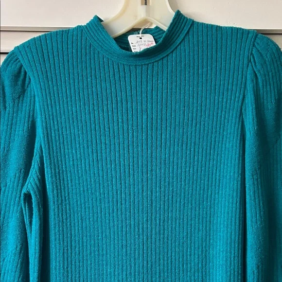 Vintage 90s Keith Adams sz6 Teal Long Sleeve Dress.Estate item.Offers welcome! - Picture 8 of 15